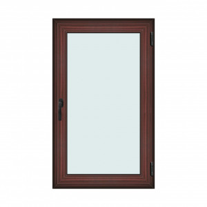 Fereastra 90x150cm, 1 canat, mahon, dreapta si rabatare, Klass, 7cm, 6 camere, 2 garnituri - Img 1