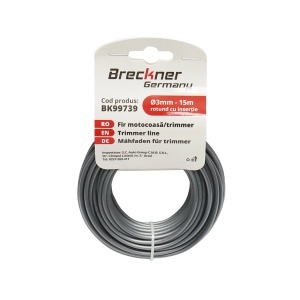 Fir rotund cu insertie metalica pentru motocoasa 3mmx15m Breckner Germany, BRECKNER GERMANY, BK99739 - Img 2