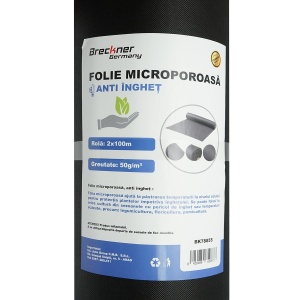 Folie microporoasa anti inghet 50 gr/mp, 2x100m, Cod: BK78855, Brand: BRECKNER GERMANY - Img 2
