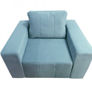 Fotoliu Lambert, 100x100x75cm, Amore 41 Navy, Glasspandoor - Img 2
