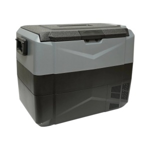 Frigider auto 45L cu compresor 12V-24V-220V, 60W, afisaj LCD, zona dubla de racire, USB 630x390x490mm, BK99977 - Img 9