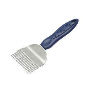 Furculita apicola pentru descapacit din inox cu maner plastic 190mm, Cod: BK80475