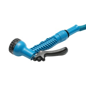 Furtun gradina extensibil 2.5-7.5m cu pistol reglabil 7 moduri, adaptor 3/4, cupla rapida 1/2, DISTN97 - Img 4