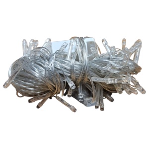 Instalaţie Luminoasă 100 LED – 6 m, fir alb, multicoloră pentru decoraţiuni de Crăciun - Img 3
