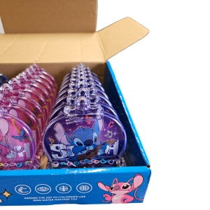 Joc cu Apă „Stitch” – Water Game cu Inele, Model Căruță, Violet - Img 4