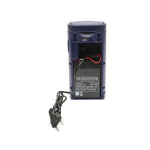Lampa de lucru, LED, portabila, cu baterie, 6V 4Ah,USB, 100x95x200mm FELINAR, Cod: BK78002 Echivalență: DISLH15, Breckner Germany - Img 6