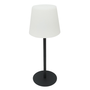 Lampa de masa LED de exterior 2W reincarcabila, 3.7V 1200mAh, USB 5V 1A, negru, Cod: BK69926, Brand: BRECKNER GERMANY