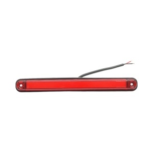 Lampa gabarit laterala LED NEON 12-24V rosie slim 235x26.5x21mm Breckner Germany, BRECKNER GERMANY, BK69190