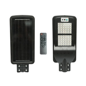 Lampa solara LED iluminat stradal, 60W, 6500K, IP65, cu panou solar, senzor de miscare si prindere pe stalp, Cod: BK69219 Echivalență: DISDW55, Breckner Germany