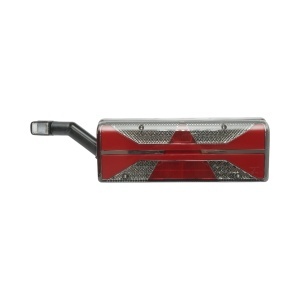 Lampa stop spate dreapta LED remorca 24V, 7 pini ASS2.1+4x2 cu lampi de gabarit, iluminare numar 400x153x88mm, DISTX15