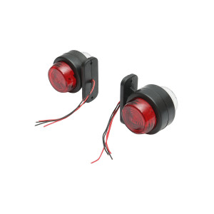 Lampi laterale de gabarit cu LED 12/24V, rosu-alb, Cod: BK69445, Brand: BRECKNER GERMANY - Img 3
