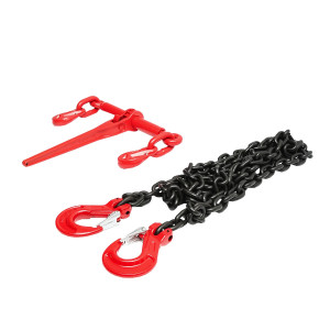 Lant ancorare pentru utilaje grele cu dispozitiv de tensionare pe clichet, greutate suportata 6.3T, lungime lant 4m, grosime zala fi 10mm, Cod: BK92732, Brand: BRECKNER GERMANY - Img 5