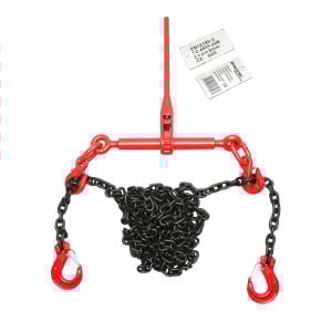 Lant ancorare pentru utilaje grele cu dispozitiv de tensionare pe clichet, greutate suportata 4T, lungime lant 6m, grosime zala fi 8mm, Cod: BK92731,Brand: BRECKNER GERMANY - Img 1