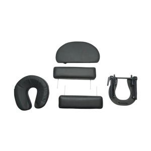 Masa de masaj pliabila portabila 2 zone, cadru lemn, spuma 6cm, inaltime 55-76cm, piele ecologica neagra 60x213cm THOR, THOR, 40TH437 - Img 7