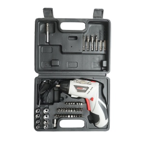 Masina de gaurit si insurubat electrica cu acumulator 4.2V 1300 mAh cu 45 accesorii, Cod: DISEU54, Brand: JOUSTMAX - Img 4