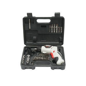 Masina de gaurit si insurubat electrica cu acumulator 4.2V 1300mAh cu 2 accesorii, Cod: DISEU53, Brand: JOUSTMAX - Img 3