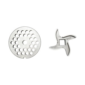 Masina de tocat carne electrica inox 2000W, 220V, capacitate 250 kg/h, adaptor carnati, 1 sita si 1 cutit incluse 410x240x450mm, DISVG64 - Img 14