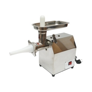 Masina de tocat carne electrica inox + otel 1200W, 220V, capacitate 100 kg/h, adaptor carnati, 1 sita si 1 cutit incluse 340x185x365mm, DISVG62