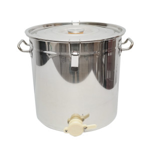 Maturator din inox cu capac pentru miere de albine 40kg, Cod: DISKS43 - Img 1