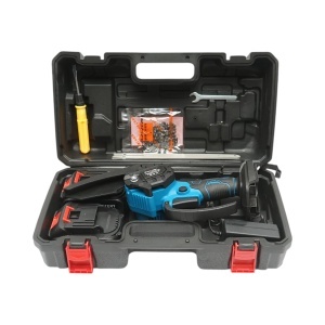 Mini fierastrau electric cu 2 acumulatori 24V, 4Ah Li-ion, lama 8 inch (200mm), turatie 4000rpm Breckner Germany, BRECKNER GERMANY, BK76988 - Img 2