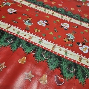 Musama de Crăciun 140 cm lățime - 1 METRU LINIAR – vânzare la metru, modele festive - Img 5