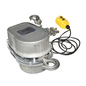 Palan electric inox 380V, 500W cu lant 3m, sarcina maxima 1000 kg, carlig cu siguranta Breckner Germany , Cod: BK76114, Breckner Germania - Img 4
