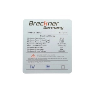 Panou solar 320W fotovoltaic monocristalin 1770x880x30mm Breckner Germany, 87TH476 - Img 5