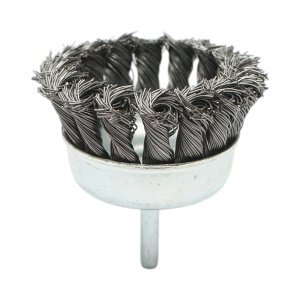 Perie sarma cupa cu fir rasucit 75mm, tija 6mm, max. 4500rpm Breckner Germany, BRECKNER GERMANY, BK88211 - Img 3