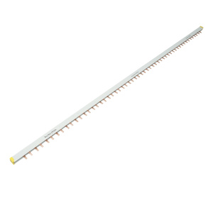 Pieptene, busbar monofazic 1m, 2P, 63A pentru alimentare sigurante automate, Cod: BK78992,Brand: BRECKNER GERMANY - Img 2