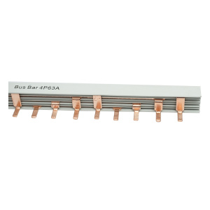 Pieptene, busbar trifazat 1m, 4P, 63A pentru alimentare sigurante automate, Cod: BK78993, Brand: BRECKNER GERMANY - Img 2