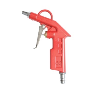 Pistol de suflat aer comprimat cu duza scurta 28mm rosu, DISRK27