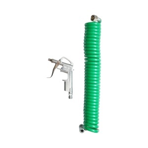 Pistol suflat aer comprimat cu furtun spiralat 5m si racord filet interior M12, DISRK57
