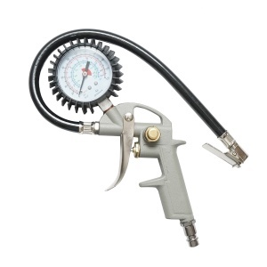 Pistol umflat roti profesional cu furtun 360mm si manometru mecanic 0-15 bar, Cod: BK76151