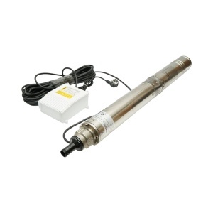 Pompa apa submersibila inox 1.5kW, 220V, D100mm, debit 5 m3/h, inaltime refulare 60m, 9 turbine ceramice, racire pe ulei, panou de control K90QJD2-60/9-1.5 Breckner Germany, DISVN33 - Img 3