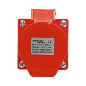 Priza industriala aparenta trifazica 16A, 380V, IP44, 6H , Cod: DISMR10, : BRECKNER GERMANIA - Img 4