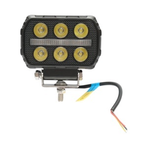 Proiector dreptunghiular LED cu DRL 9-36V, 28W alb-galben, carcasa aluminiu 112x75x45mm IP68 Breckner Germany, BRECKNER GERMANY, BK91019