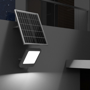 Proiector LED 150W cu panou solar monocristalin 25W, telecomanda si acumulator inclus, Cod: BK87439 Echivalență: DISDM77, Breckner Germany - Img 3