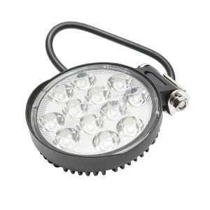 Proiector LED rotund tip spot 12-60V, 36W, carcasa aluminiu 110x110x40mm , Cod: BK79847 - Img 4