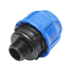 Racord compresiune, cu filet exterior, D25mmx3/4 toll, PN16, pentru sisteme irigatii, Cod: DISLV42, Poelsan - Img 4