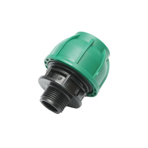 Racord compresiune, cu filet exterior, D32mmx3/4 toll, pentru sisteme de irigatii, Cod: BK78440 Echivalență: DISLS05, Breckner Germany - Img 2