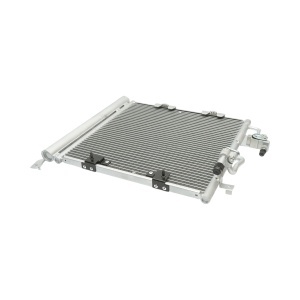 Radiator clima AC Opel Astra H, Zafira 370x370x16mm cod OEM 13129195, 1850099, 93178961, 1924005329, BK76177, BRECKNER GERMANY - Img 3