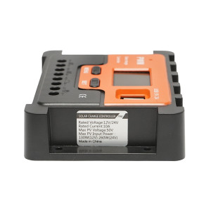 Regulator tensiune pentru panou solar 10A 12V/24V 2X port USB 5V/2A, Cod: BK92909,Brand: BRECKNER GERMANY - Img 6