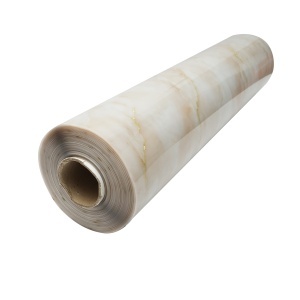 Rola folie protectie masa decorativa PVC siliconizat 0.8x20m, grosime 1.2mm, model marmura natur Breckner Germany - Img 5