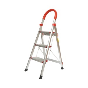 Scara aluminiu pliabila, 3 trepte antiderapante, inaltime 68cm, sarcina maxima 130Kg, DISTV01