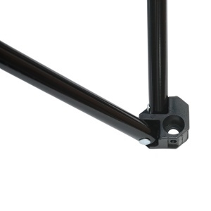 Scaun camping pliabil albastru cu suport pahar, husa transport, structura metalica 50x80x80cm, BK99241 - Img 11