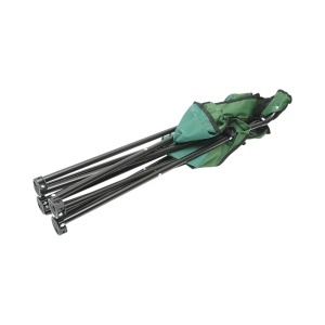 Scaun camping pliabil verde cu suport pahar, husa transport, structura metalica 50x80x80cm, BK99230 - Img 7