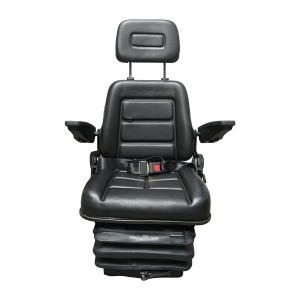 Scaun universal reglabil pe inaltime si greutate 50-130Kg, cotiere si spatar rabatabil 40-80° pentru tractor, utilaje agricole, industriale, stivuitor, Cod: DISLX80, - Img 2