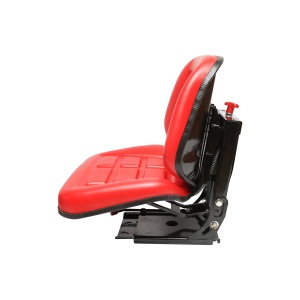 Scaun universal rosu cu reglaj triplu si amortizor pentru tractor U-445, Cod: DISBV56R, Brand: BRECKNER GERMANY - Img 2