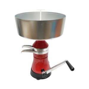 Separator smantana din lapte sau pentru degresat manuial, recipient aluminiu 5L, capacitate 80L/h, DISPM68 - Img 2