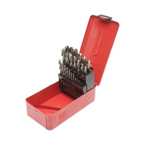 Set 25 burghie elicoidale 1-13mm pentru metal cu tija cilindrica, DISTN71